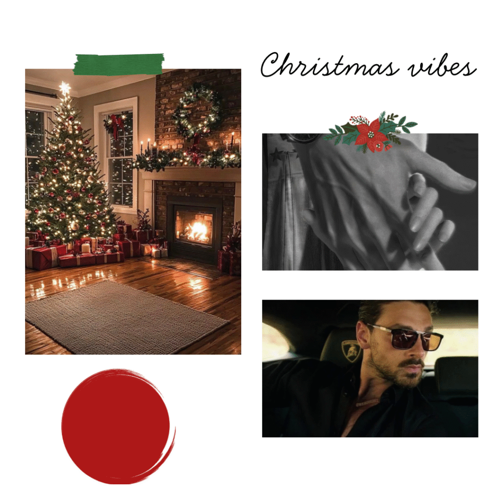 Christmas book mood board